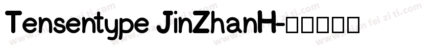 Tensentype JinZhanH字体转换